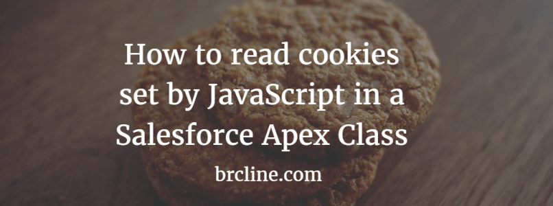 How to read cookies set by JavaScript in a Salesforce Apex Class