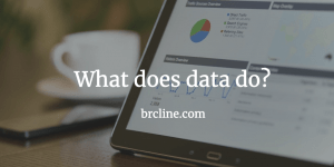 What does data do?