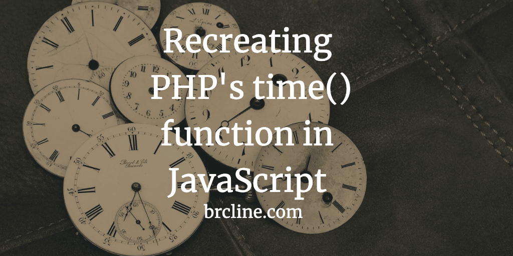 Recreating PHP's time() function in JavaScript