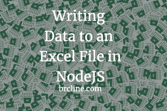 Writing Data to An Excel File in NodeJs