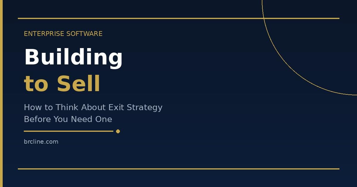 Exit Strategy: Building a Business to Sell