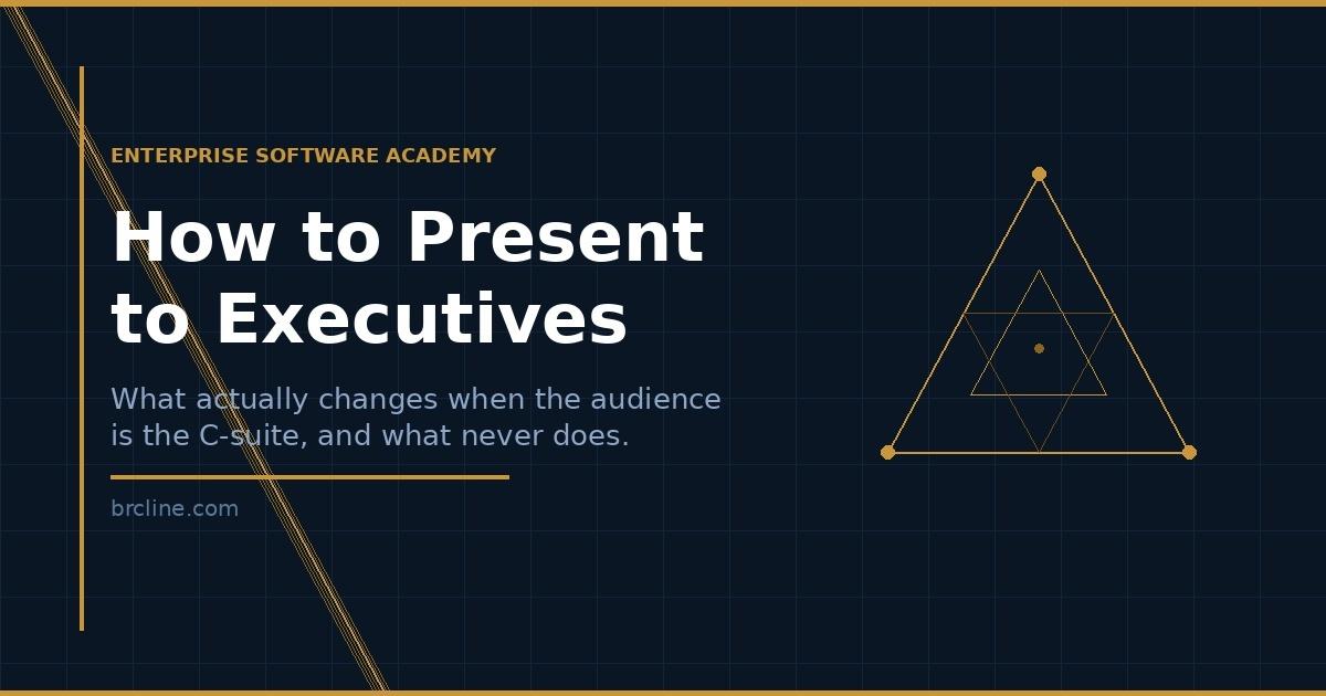 How to Present to Executives